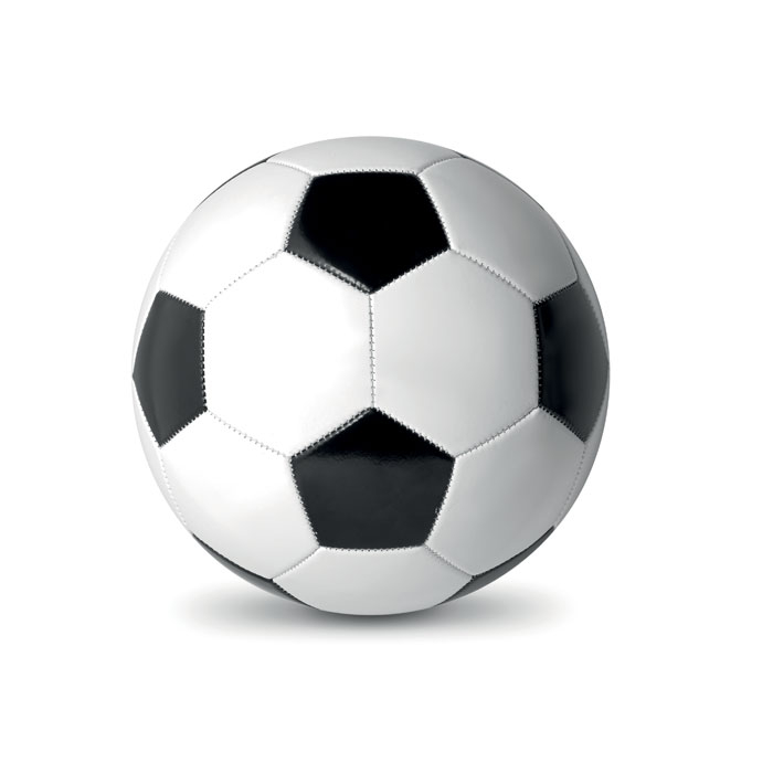 Ballon football personnalisable - Soccer Blanc / Noir